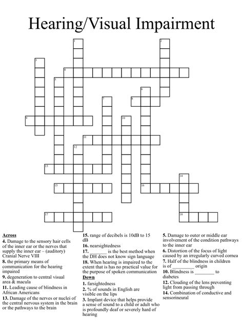 The Crossword Solver found 30 answers to "relating to the abdomen", 6 letters crossword clue. . Relating to hearing crossword clue